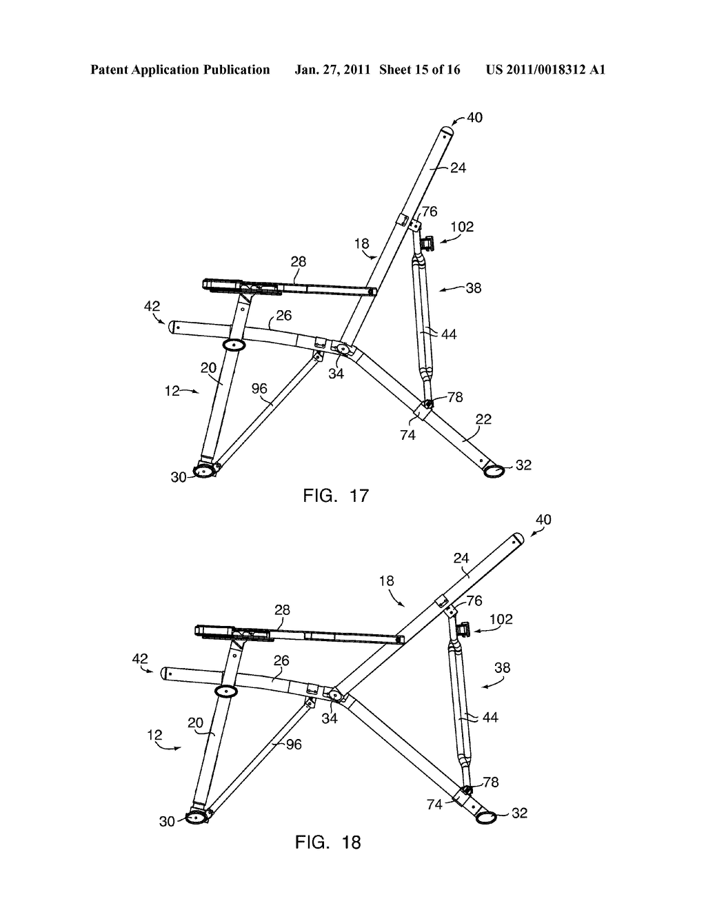 UNIFOLDABLE RECLINING CHAIR - diagram, schematic, and image 16