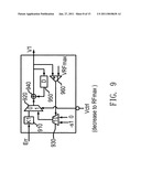 Automatic gain control loop with hysteresis switching diagram and image