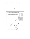 SENSING A TYPE OF ACTION USED TO OPERATE A TOUCH PANEL diagram and image