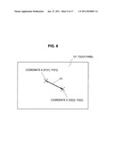 SENSING A TYPE OF ACTION USED TO OPERATE A TOUCH PANEL diagram and image