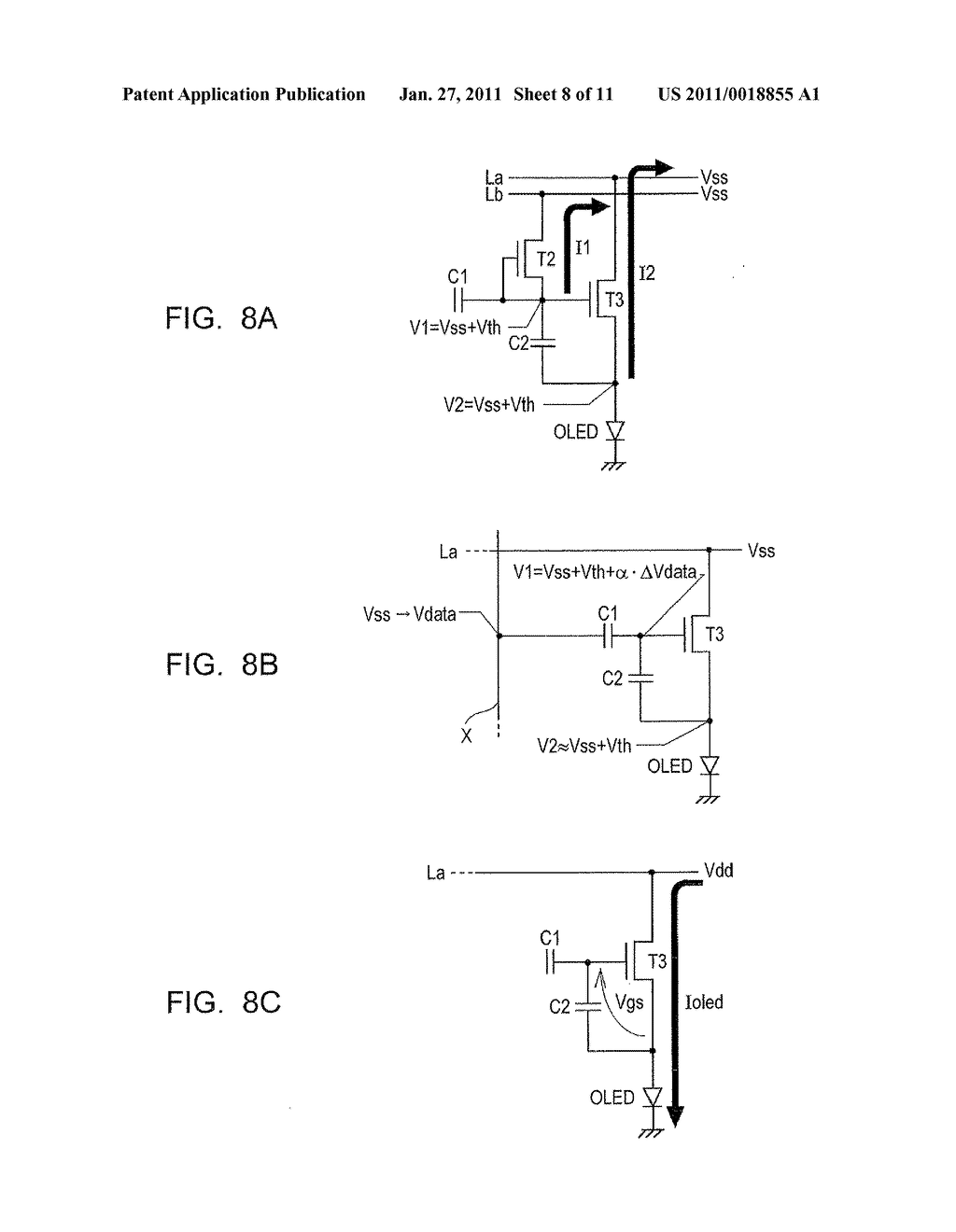 Electronic Circuit, Method of Driving the Same, Electronic Device, Electro-Optical Device, Electronic Apparatus, and Method of Driving the Electronic Device - diagram, schematic, and image 09
