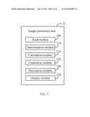 TWO-DIMENSIONAL TO THREE-DIMENSIONAL IMAGE CONVERSION SYSTEM AND METHOD diagram and image