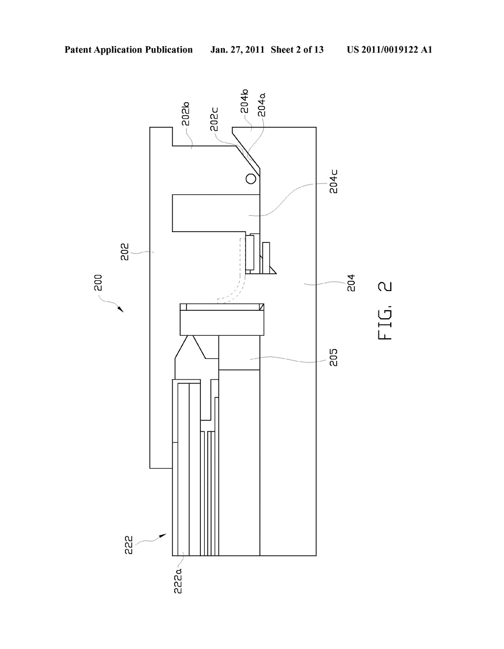 LIQUID CRYSTAL DISPLAY DEVICE WITH LIGHT SOURCE MODULE ASSEMBLED TO HOUSING - diagram, schematic, and image 03