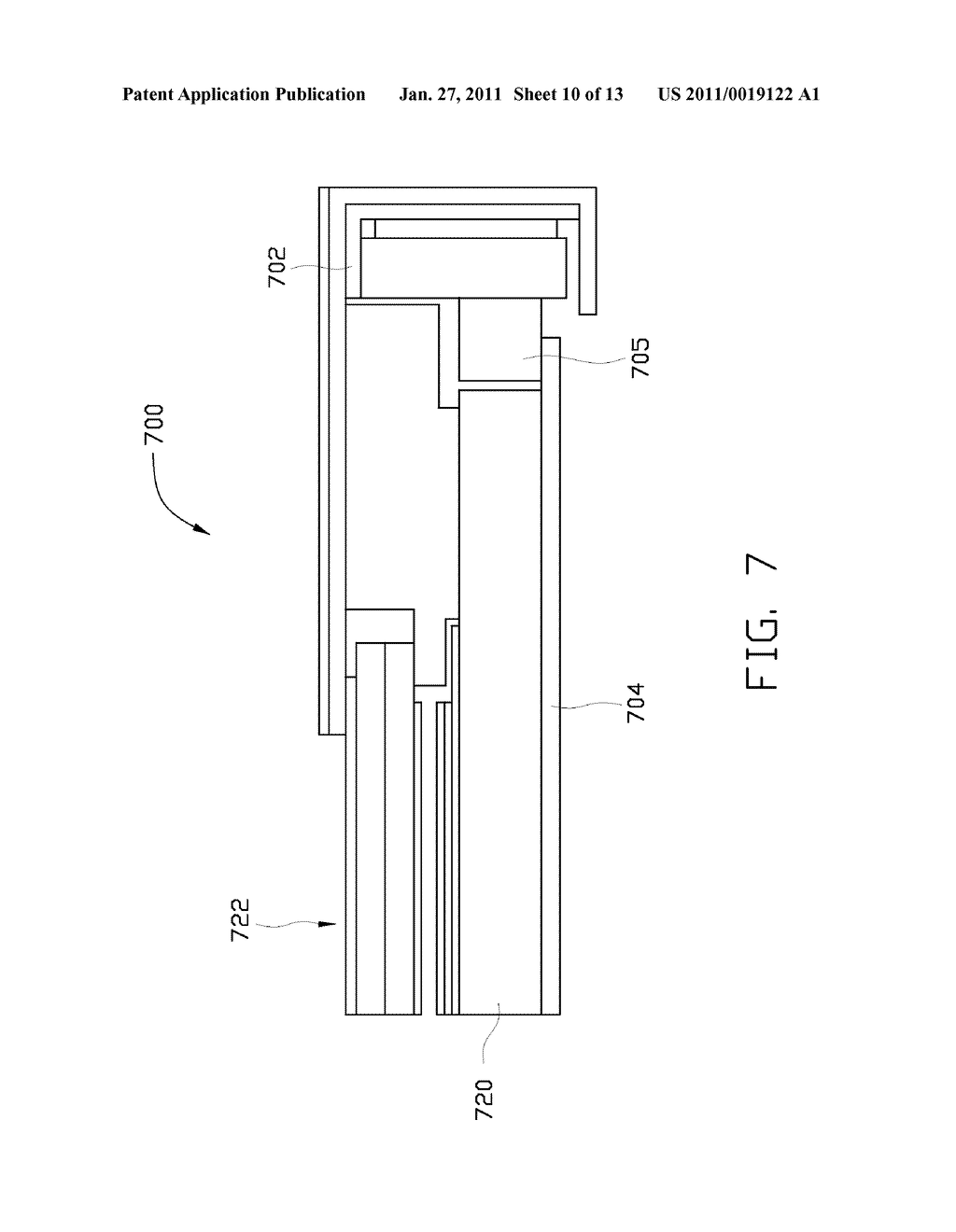LIQUID CRYSTAL DISPLAY DEVICE WITH LIGHT SOURCE MODULE ASSEMBLED TO HOUSING - diagram, schematic, and image 11