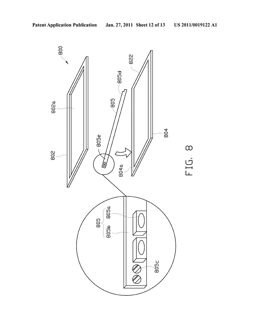 LIQUID CRYSTAL DISPLAY DEVICE WITH LIGHT SOURCE MODULE ASSEMBLED TO HOUSING - diagram, schematic, and image 13