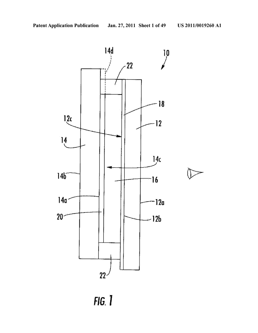 VEHICULAR ELECTROCHROMIC INTERIOR REARVIEW MIRROR ASSEMBLY - diagram, schematic, and image 02