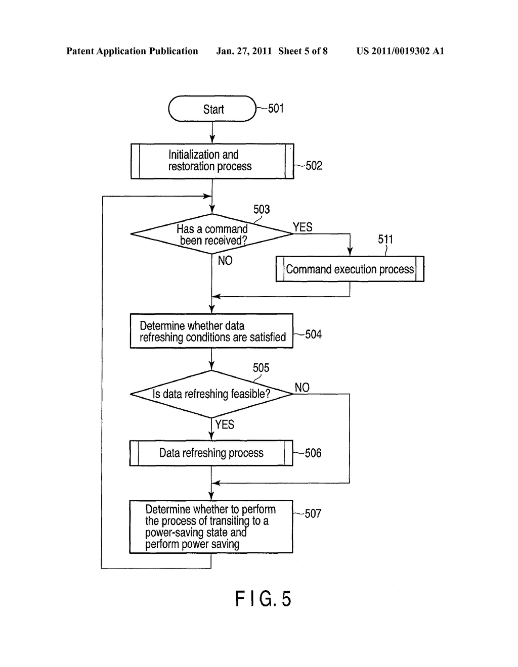 METHOD OF REFRESHING DATA STORED ON A DISK - diagram, schematic, and image 06