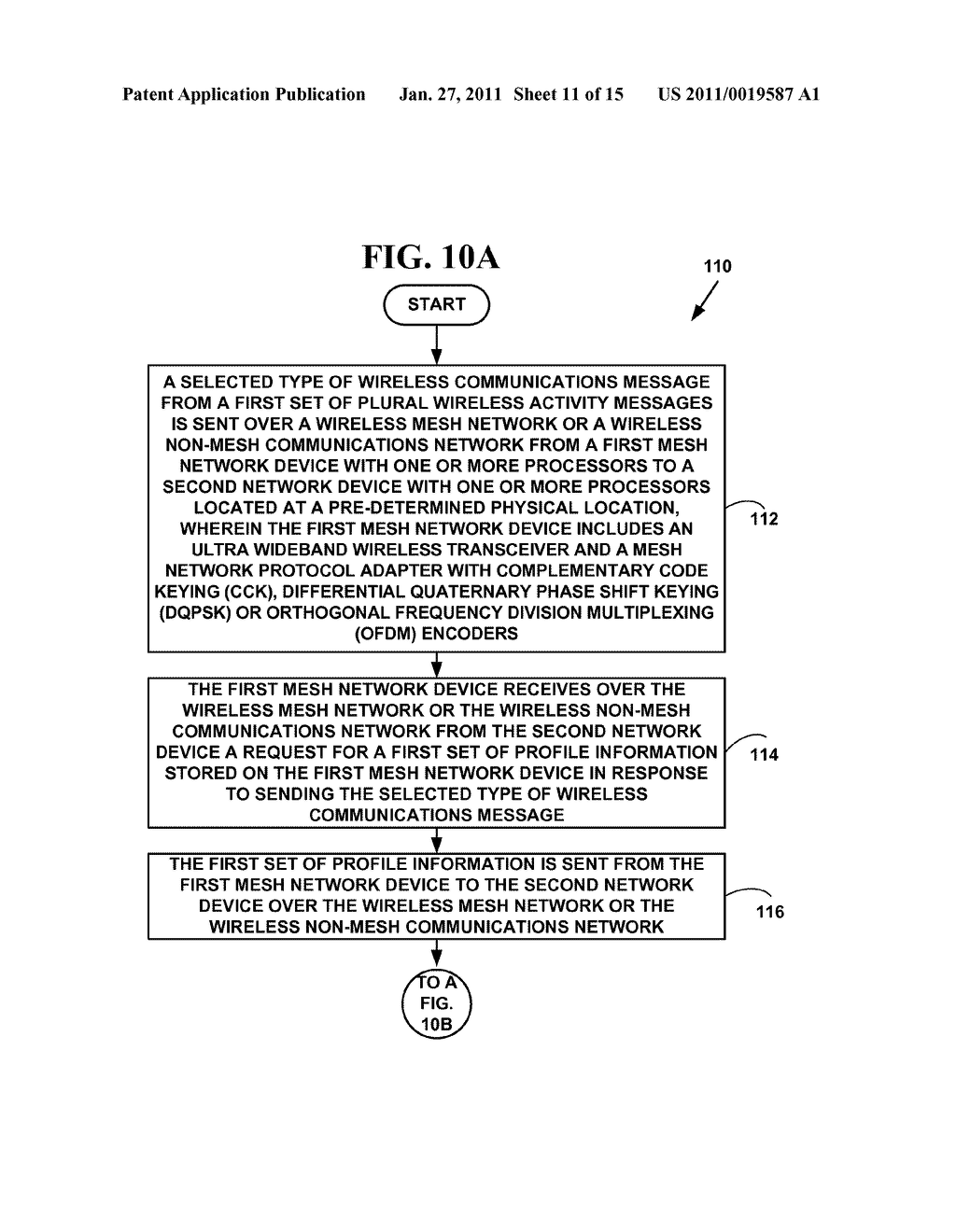 METHOD AND SYSTEM FOR DYNAMIC INFORMATION EXCHANGE ON LOCATION AWARE MESH NETWORK DEVICES - diagram, schematic, and image 12