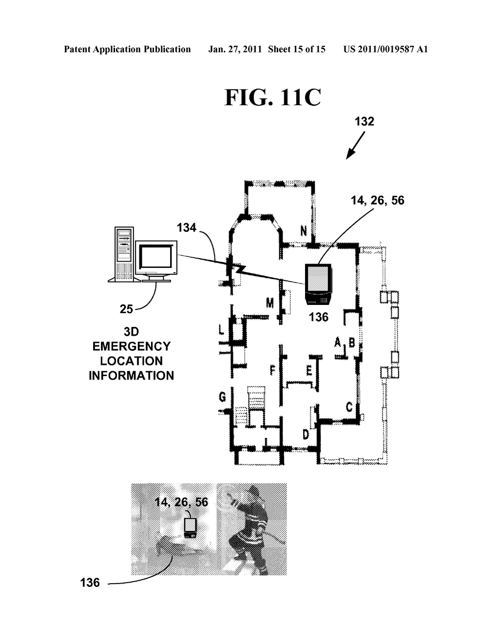 METHOD AND SYSTEM FOR DYNAMIC INFORMATION EXCHANGE ON LOCATION AWARE MESH NETWORK DEVICES - diagram, schematic, and image 16