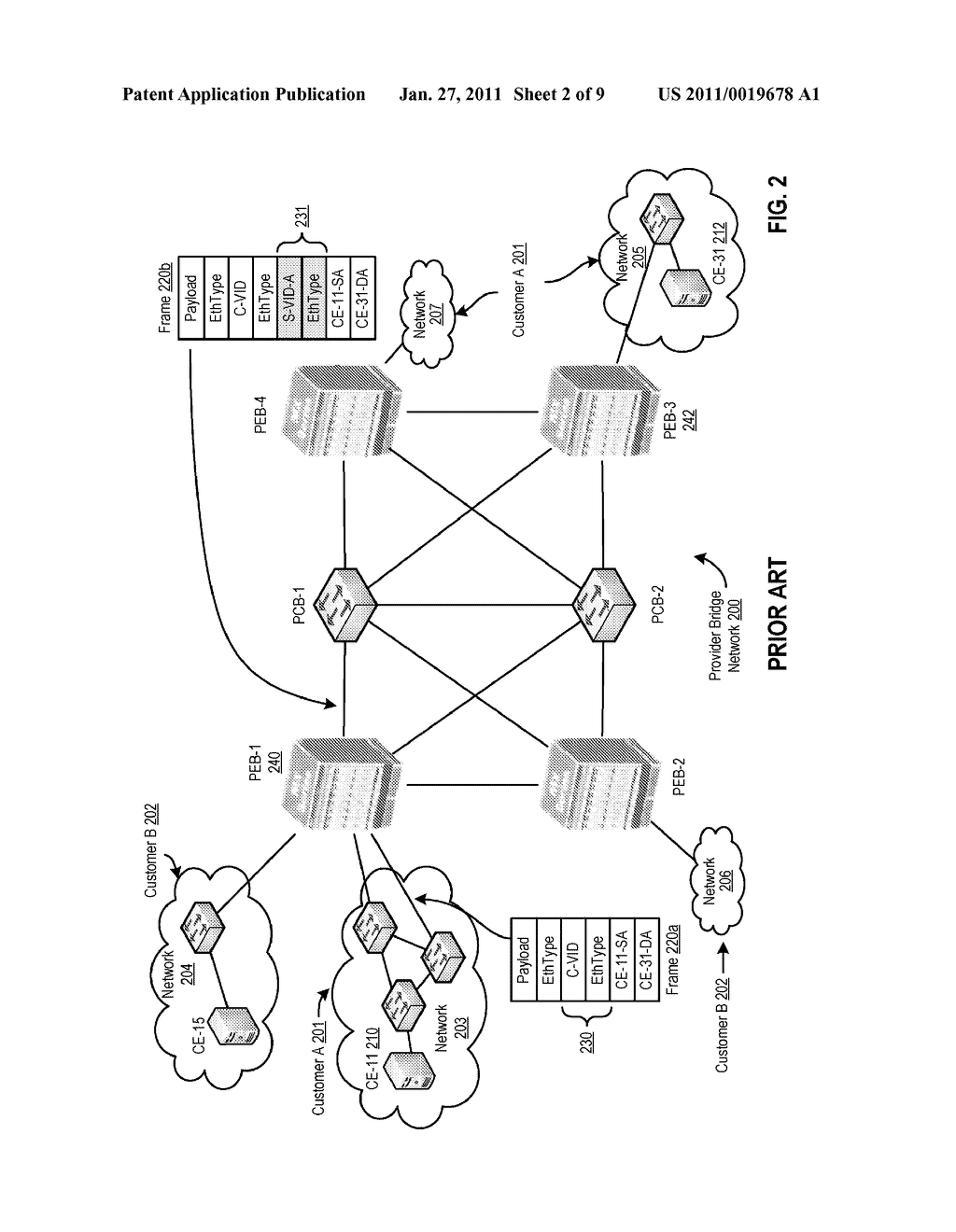 ROUTING FRAMES IN A SHORTEST PATH COMPUTER NETWORK FOR A MULTI-HOMED LEGACY BRIDGE NODE - diagram, schematic, and image 03