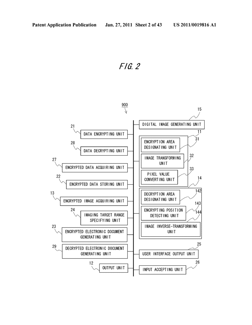 ELECTRONIC DOCUMENT PROCESSING SYSTEM - diagram, schematic, and image 03