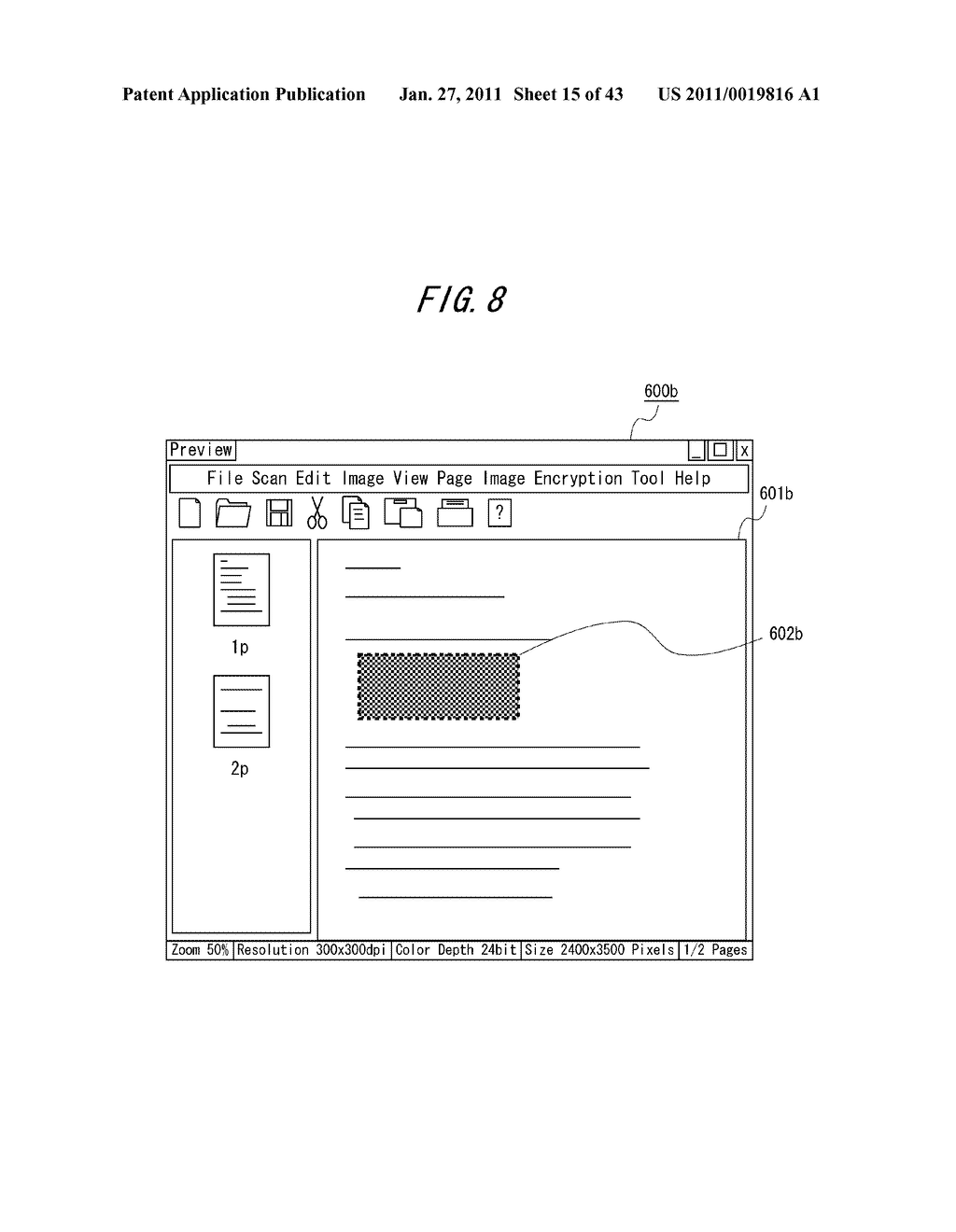 ELECTRONIC DOCUMENT PROCESSING SYSTEM - diagram, schematic, and image 16