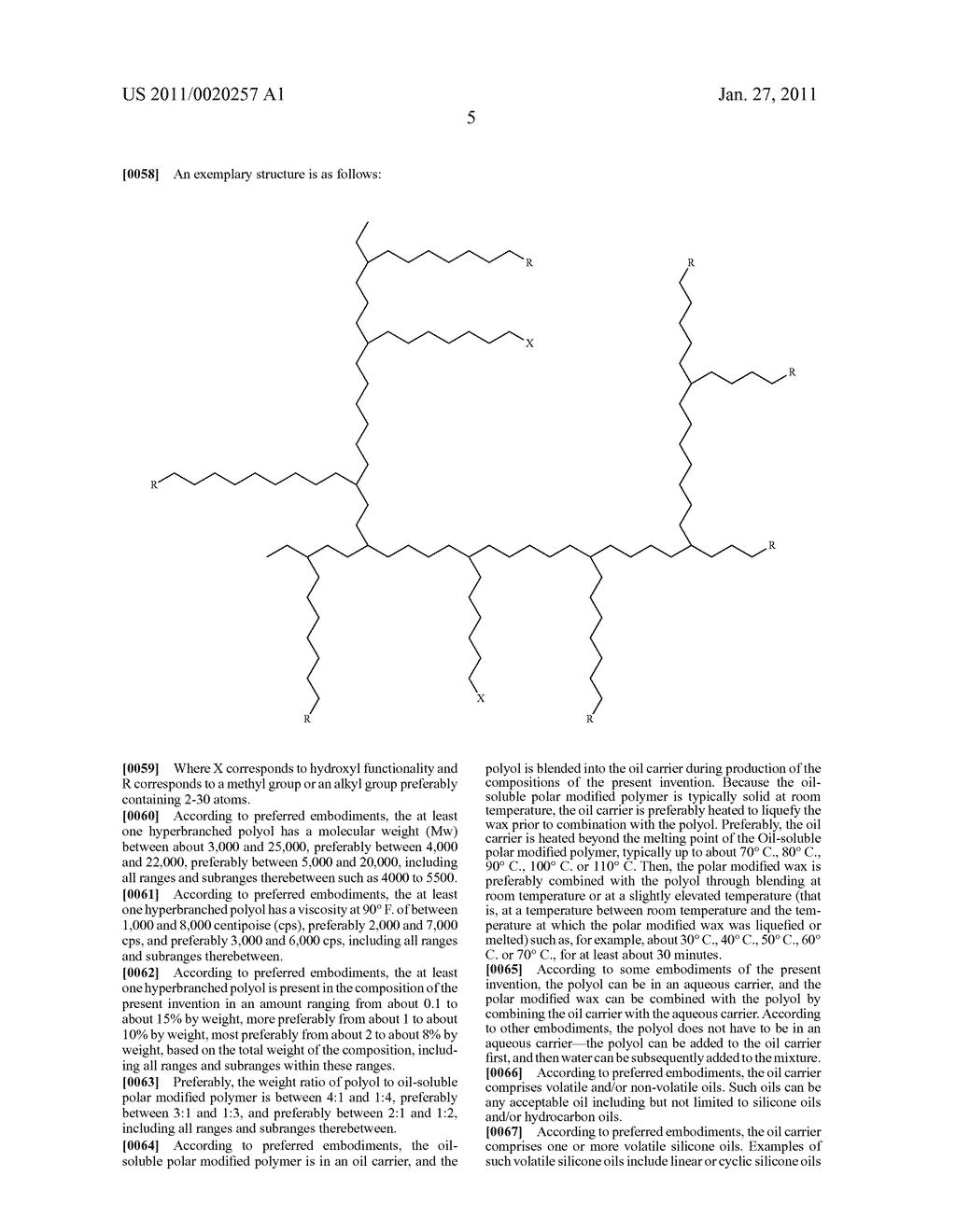 COMPOSITION COMPRISING A POLYOL, A SUGAR SILICONE SURFACTANT AND A OIL-SOLUBLE POLAR MODIFIED POLYMER - diagram, schematic, and image 06