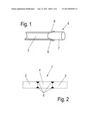 PROCESS FOR CONNECTING A TUBE STABILIZER PART OF A DIVIDED TUBE STABILIZER HAVING AN INTERMEDIATE ELEMENT, AND A TUBE STABILIZER diagram and image