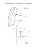 PROCESS FOR CONNECTING A TUBE STABILIZER PART OF A DIVIDED TUBE STABILIZER HAVING AN INTERMEDIATE ELEMENT, AND A TUBE STABILIZER diagram and image