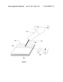 Mechanical patterning of thin film photovoltaic materials and structure diagram and image