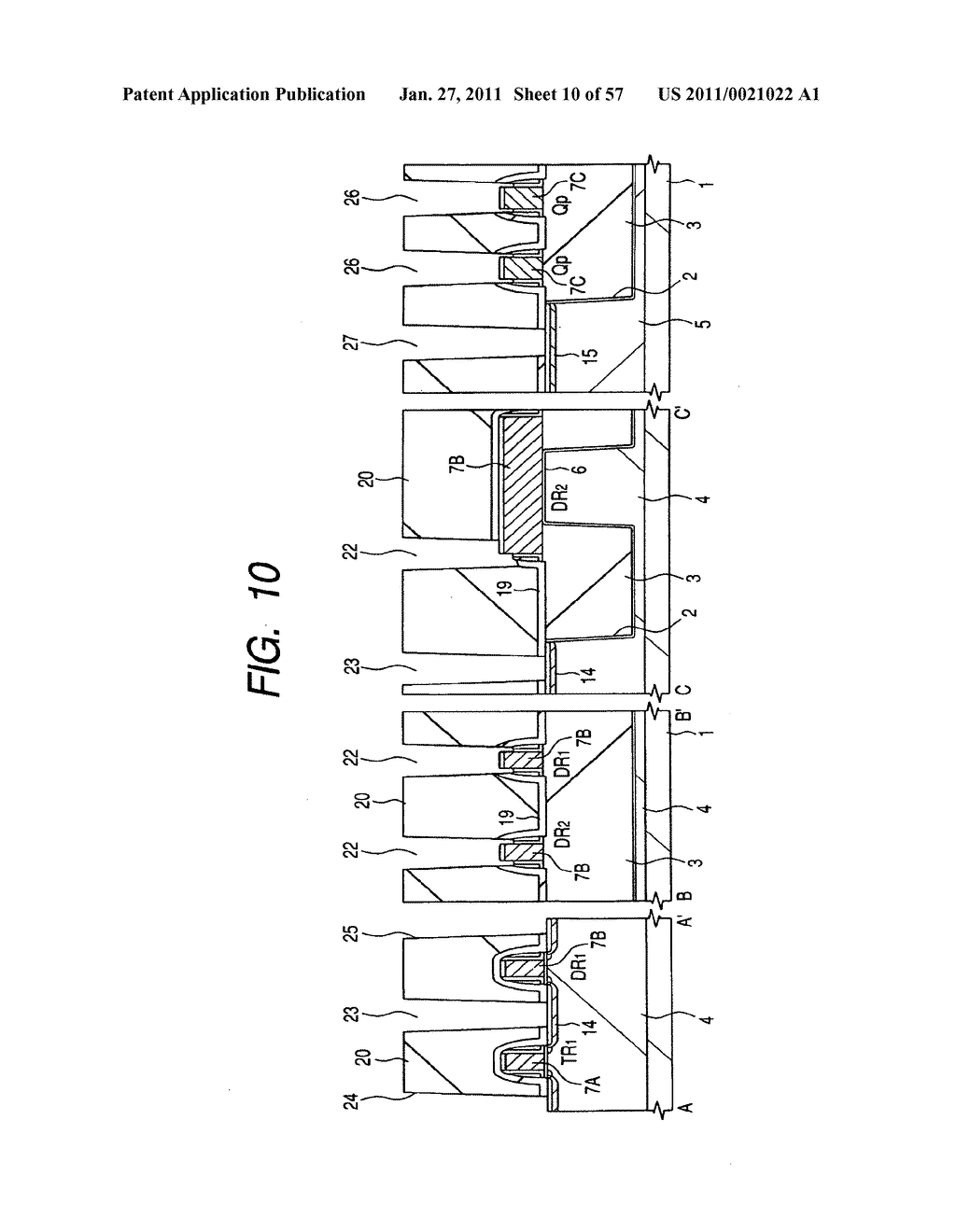  METHOD OF MANUFACTURING A SEMICONDUCTOR INTEGRATED CIRCUIT DEVICE - diagram, schematic, and image 11