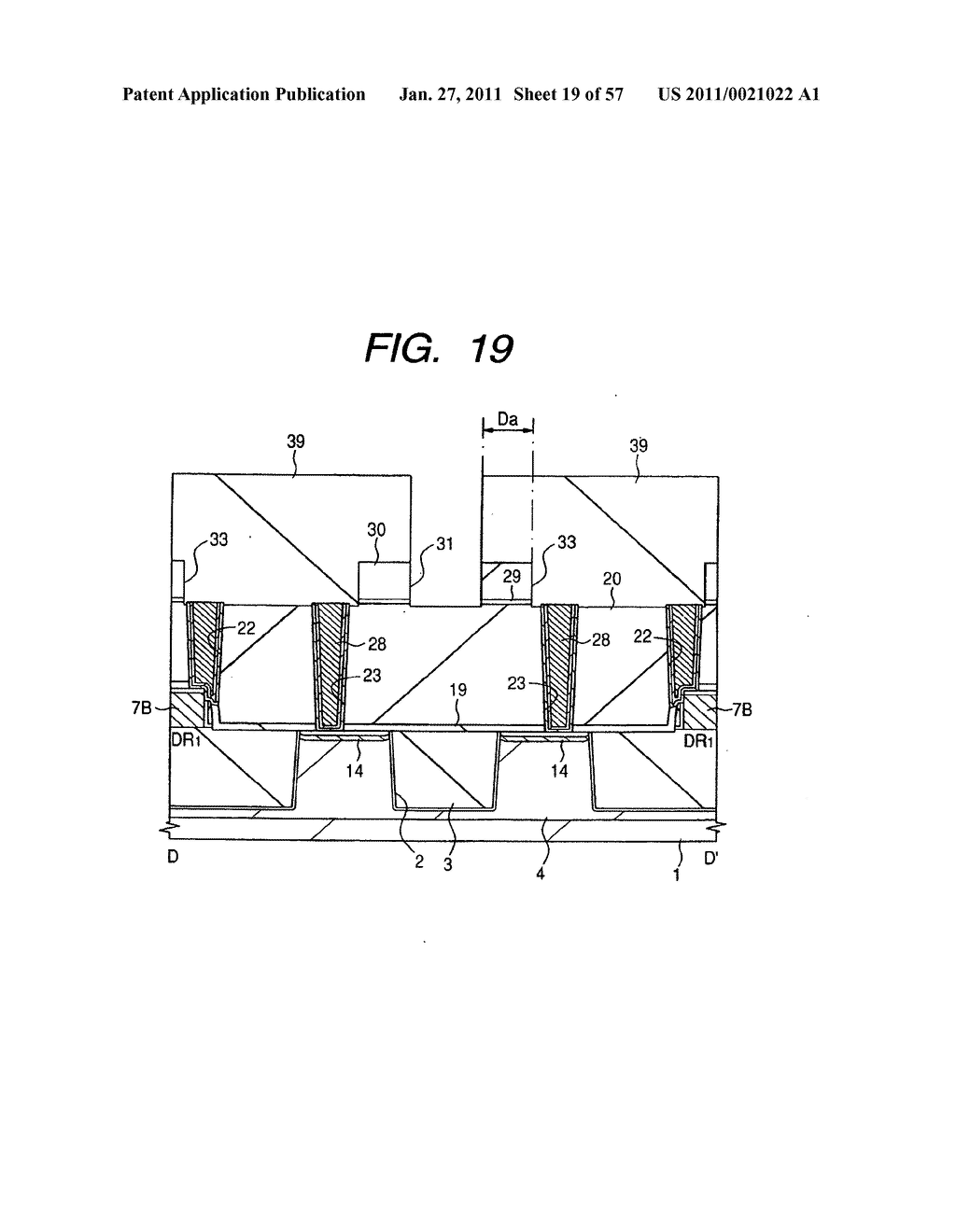  METHOD OF MANUFACTURING A SEMICONDUCTOR INTEGRATED CIRCUIT DEVICE - diagram, schematic, and image 20