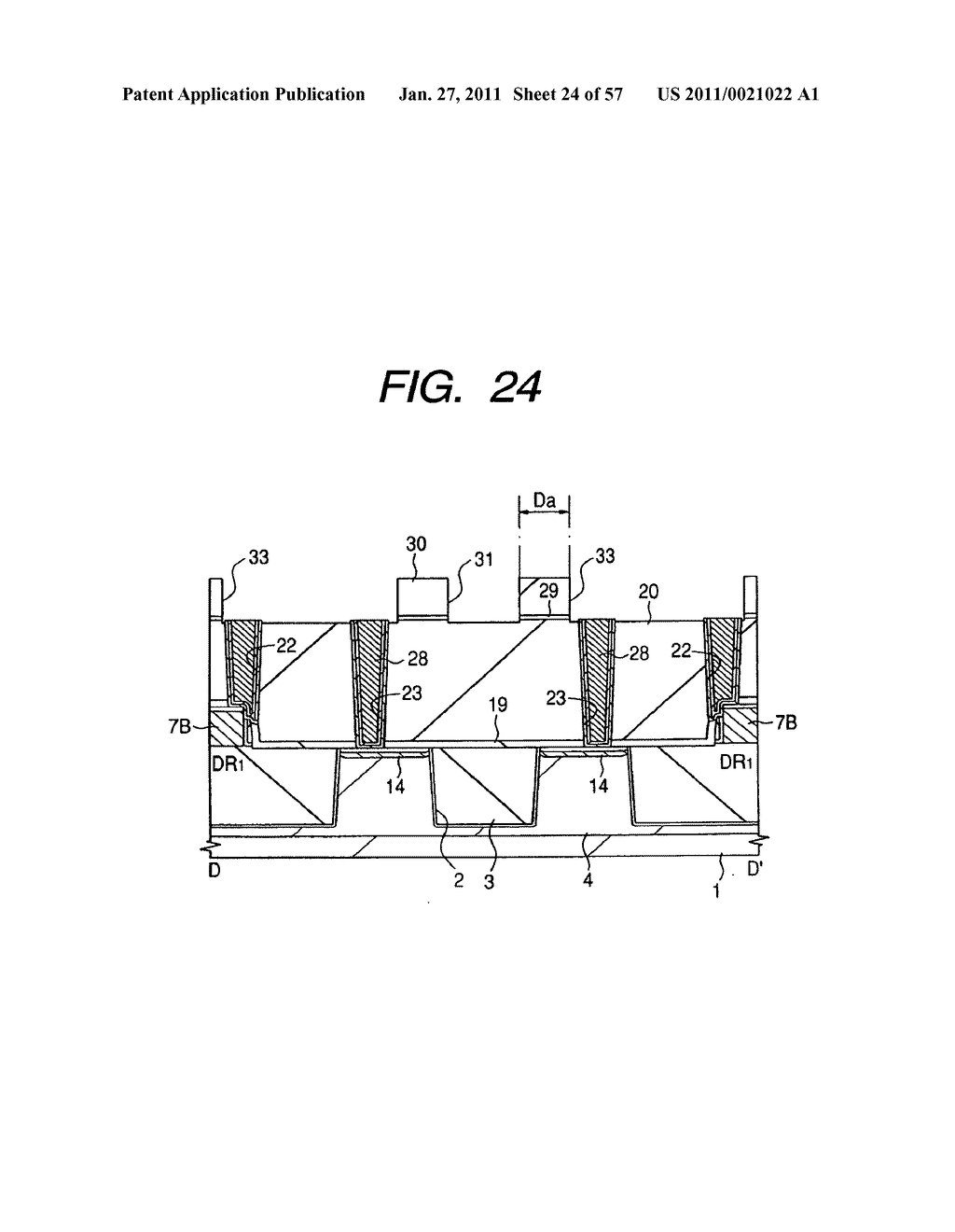  METHOD OF MANUFACTURING A SEMICONDUCTOR INTEGRATED CIRCUIT DEVICE - diagram, schematic, and image 25