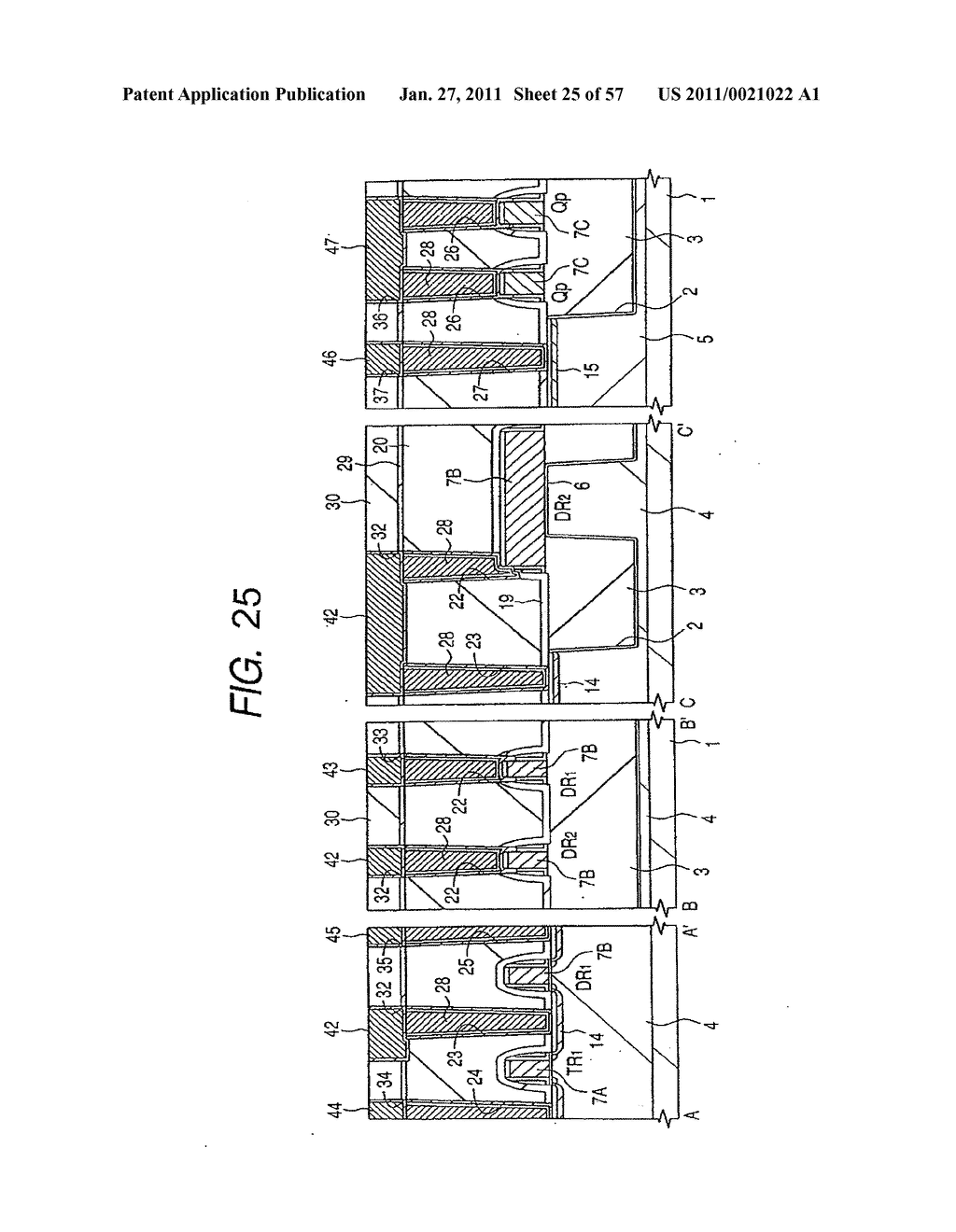  METHOD OF MANUFACTURING A SEMICONDUCTOR INTEGRATED CIRCUIT DEVICE - diagram, schematic, and image 26