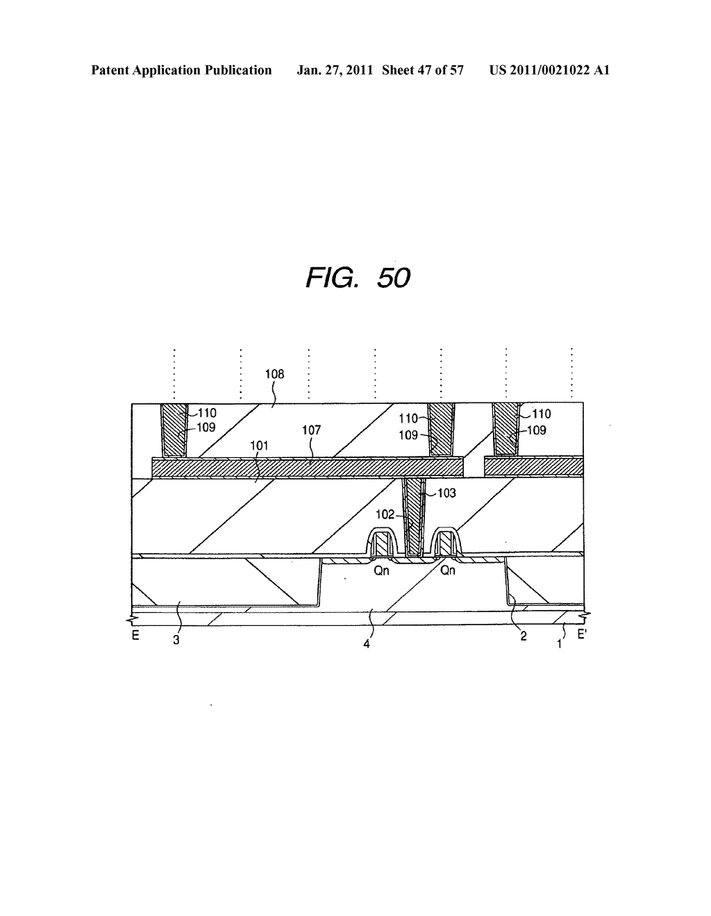  METHOD OF MANUFACTURING A SEMICONDUCTOR INTEGRATED CIRCUIT DEVICE - diagram, schematic, and image 48