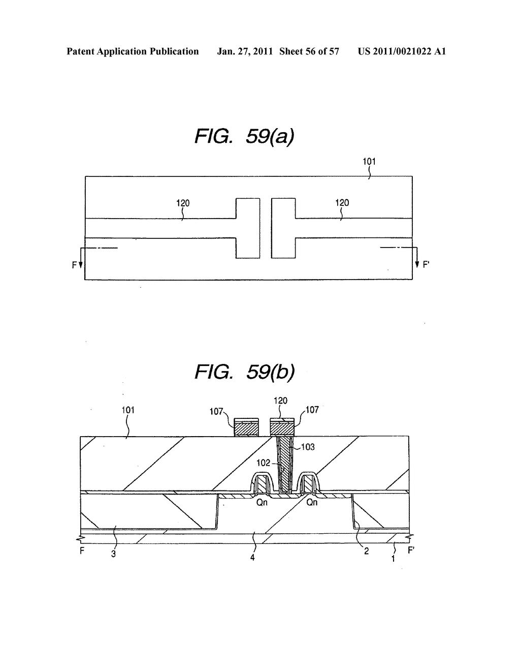  METHOD OF MANUFACTURING A SEMICONDUCTOR INTEGRATED CIRCUIT DEVICE - diagram, schematic, and image 57