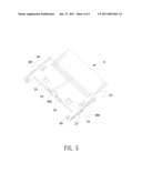 CONNECTOR FOR FLEXIBLE PRINTED CIRCUIT BOARD diagram and image