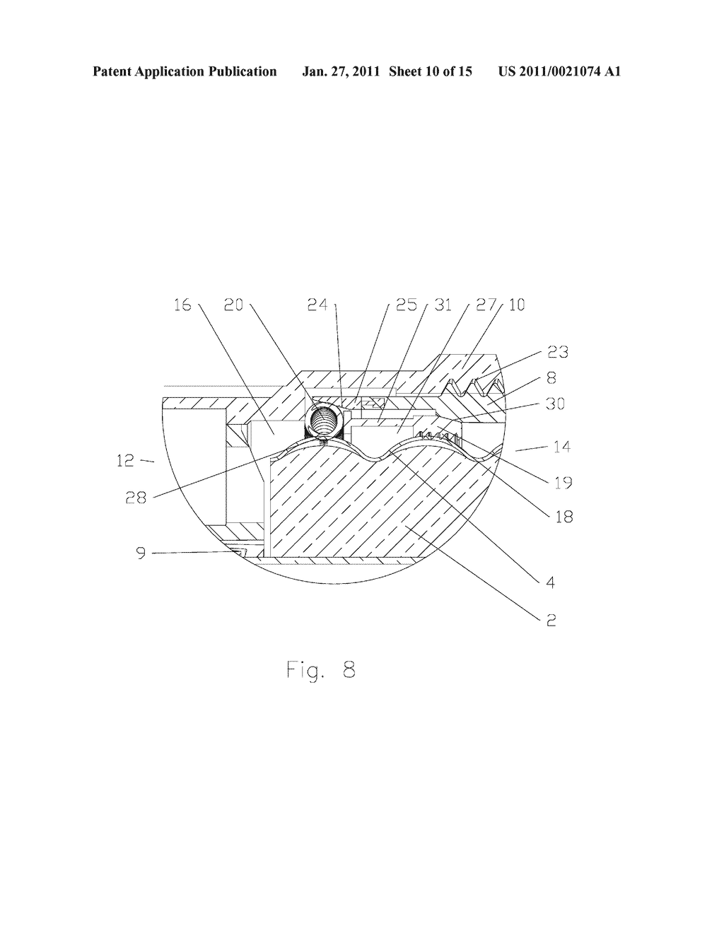 Self Gauging Insertion Coupling Coaxial Connector - diagram, schematic, and image 11