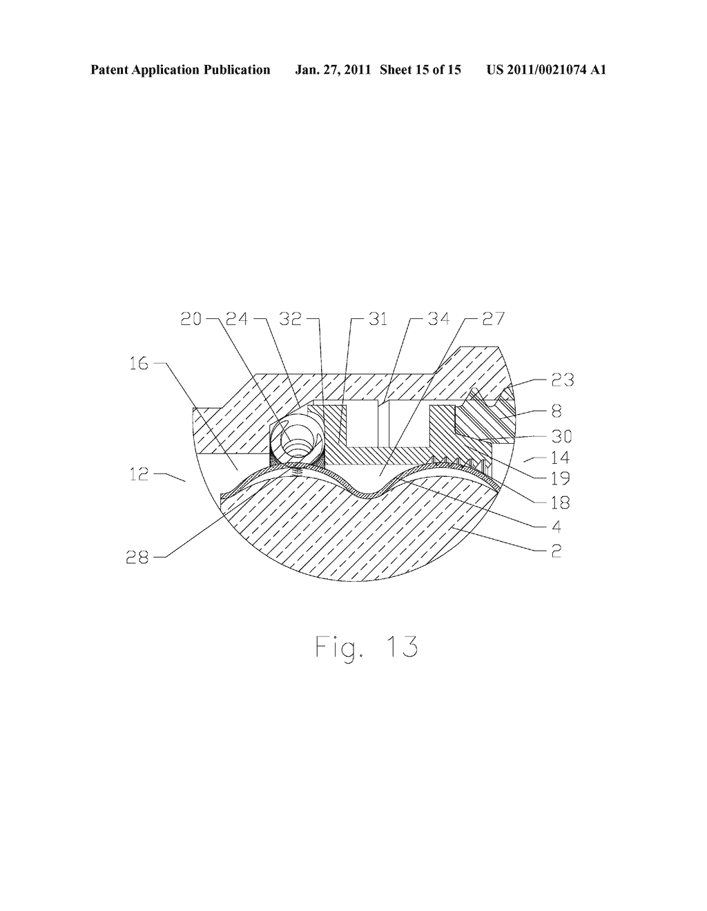 Self Gauging Insertion Coupling Coaxial Connector - diagram, schematic, and image 16