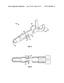 Electrical contact with wire trap diagram and image