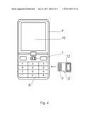 CONFIGURATION WITH THE PAYMENT BUTTON IN THE MOBILE COMMUNICATION DEVICE, THE WAY THE PAYMENT PROCESS IS STARTED diagram and image