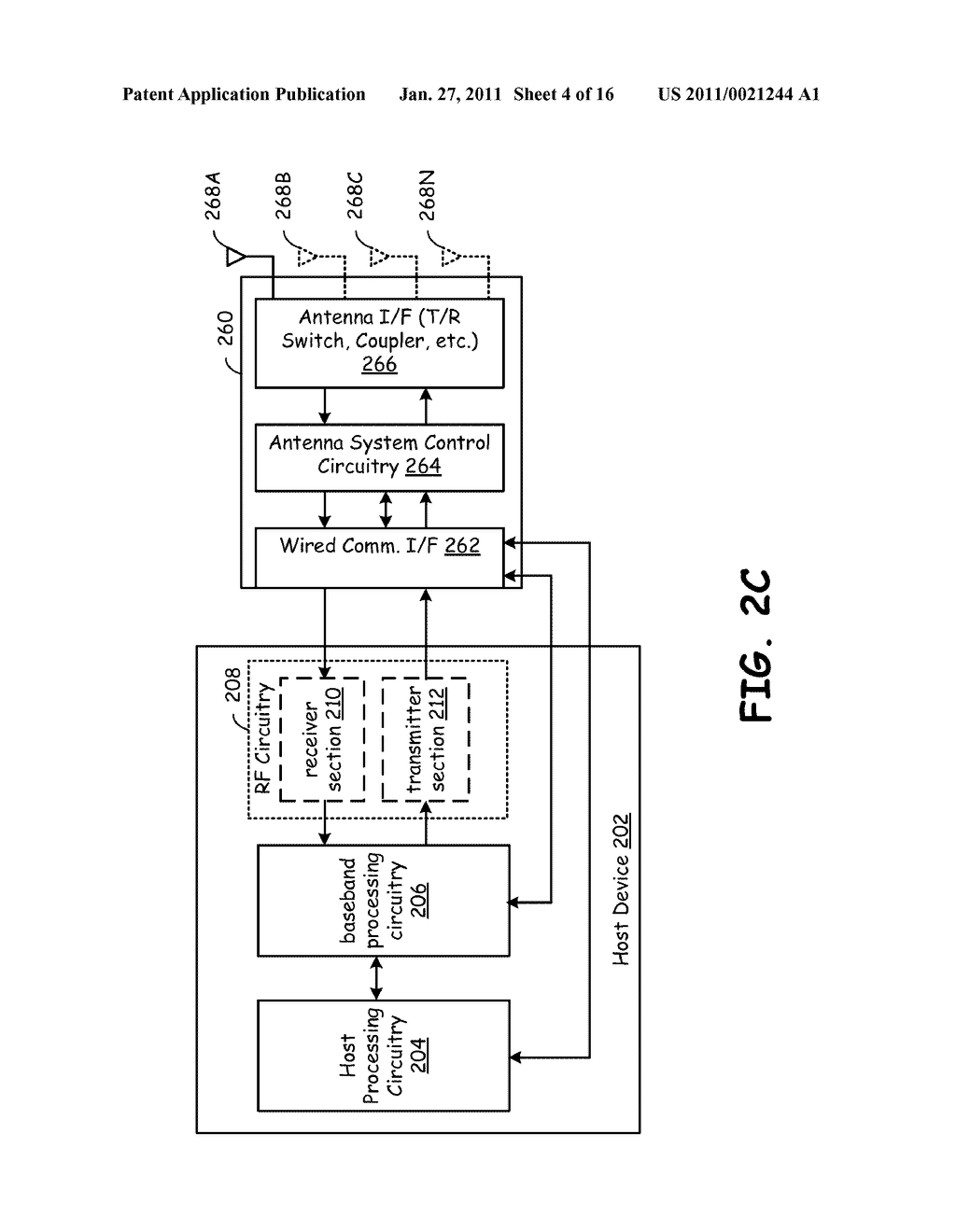 TETHERED ANTENNA HAVING SERVICED DEVICE COMMUNICATIONS INTERFACE - diagram, schematic, and image 05
