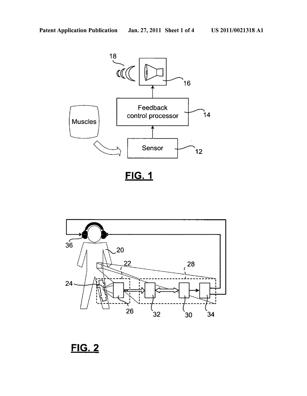 Audio feedback for motor control training - diagram, schematic, and image 02