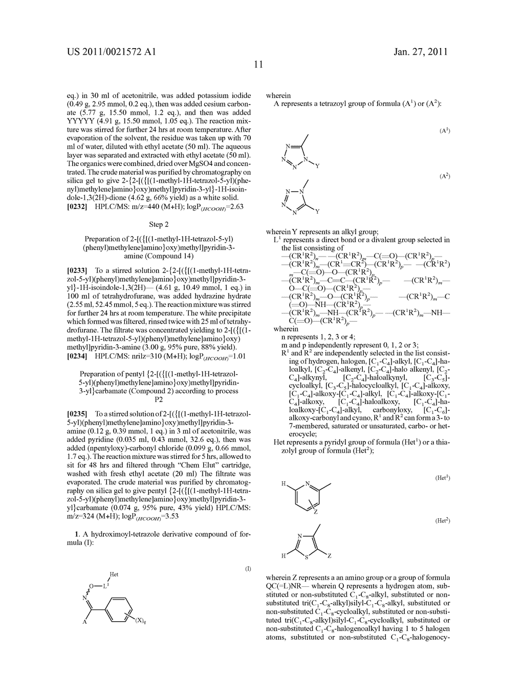 FUNGICIDE HYDROXIMOYL-TETRAZOLE DERIVATIVES - diagram, schematic, and image 12