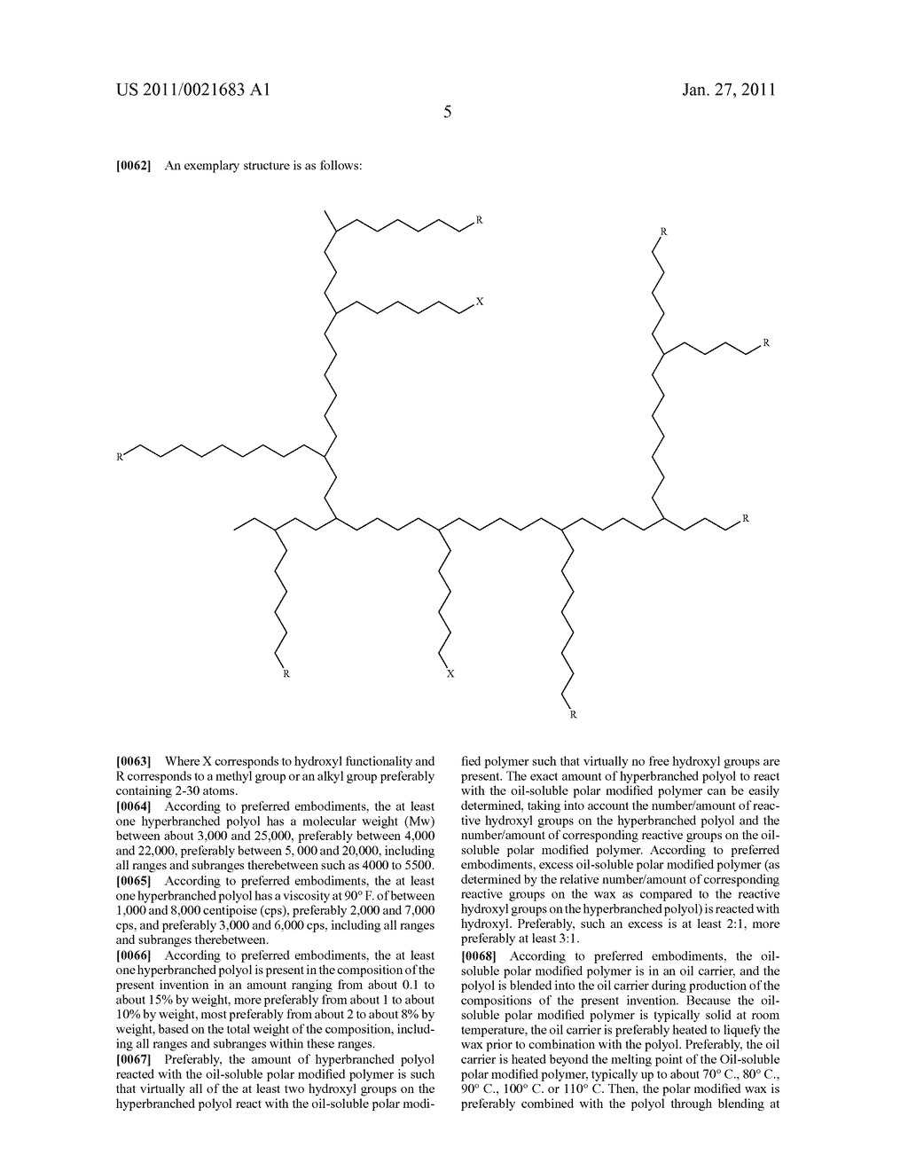COMPOSITION COMPRISING A POLYOL AND A OIL-SOLUBLE POLAR MODIFIED POLYMER - diagram, schematic, and image 06
