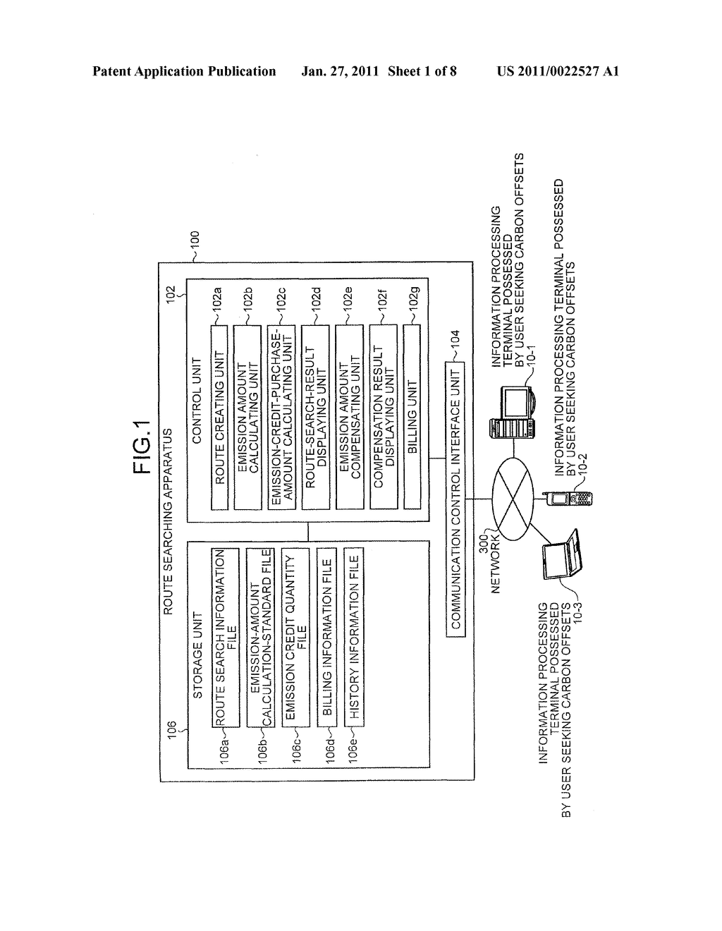 ROUTE SEARCHING APPARATUS AND ROUTE SEARCHING METHOD - diagram, schematic, and image 02