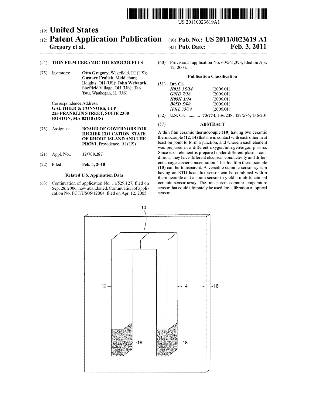 THIN FILM CERAMIC THERMOCOUPLES - diagram, schematic, and image 01