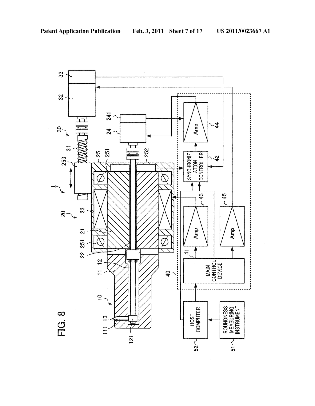 METHOD AND DEVICE FOR BORING NON-ROUND HOLE - diagram, schematic, and image 08