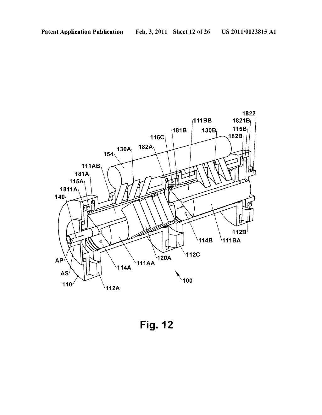 Crank Joint Linked Radial and Circumferential Oscillating Rotating Piston Device - diagram, schematic, and image 13