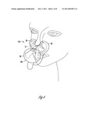 ENTERTAINING NOSE CLIP ASSEMBLY FOR DIAPER CHANGING diagram and image