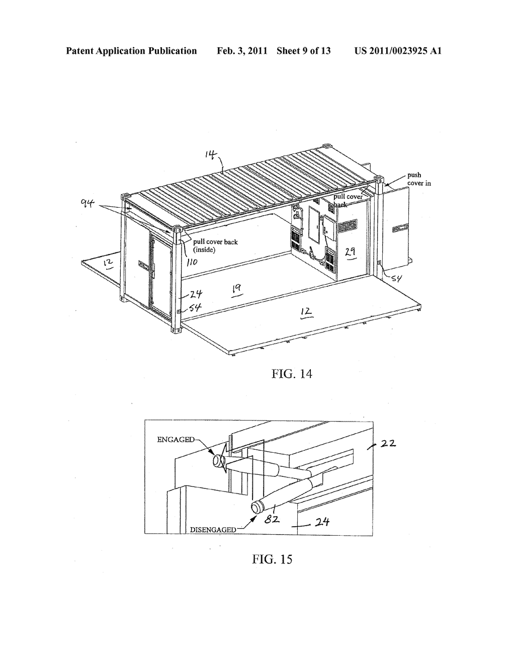 EXTENDIBLE HEIGHT CONTAINER AND SHELTER - diagram, schematic, and image 10