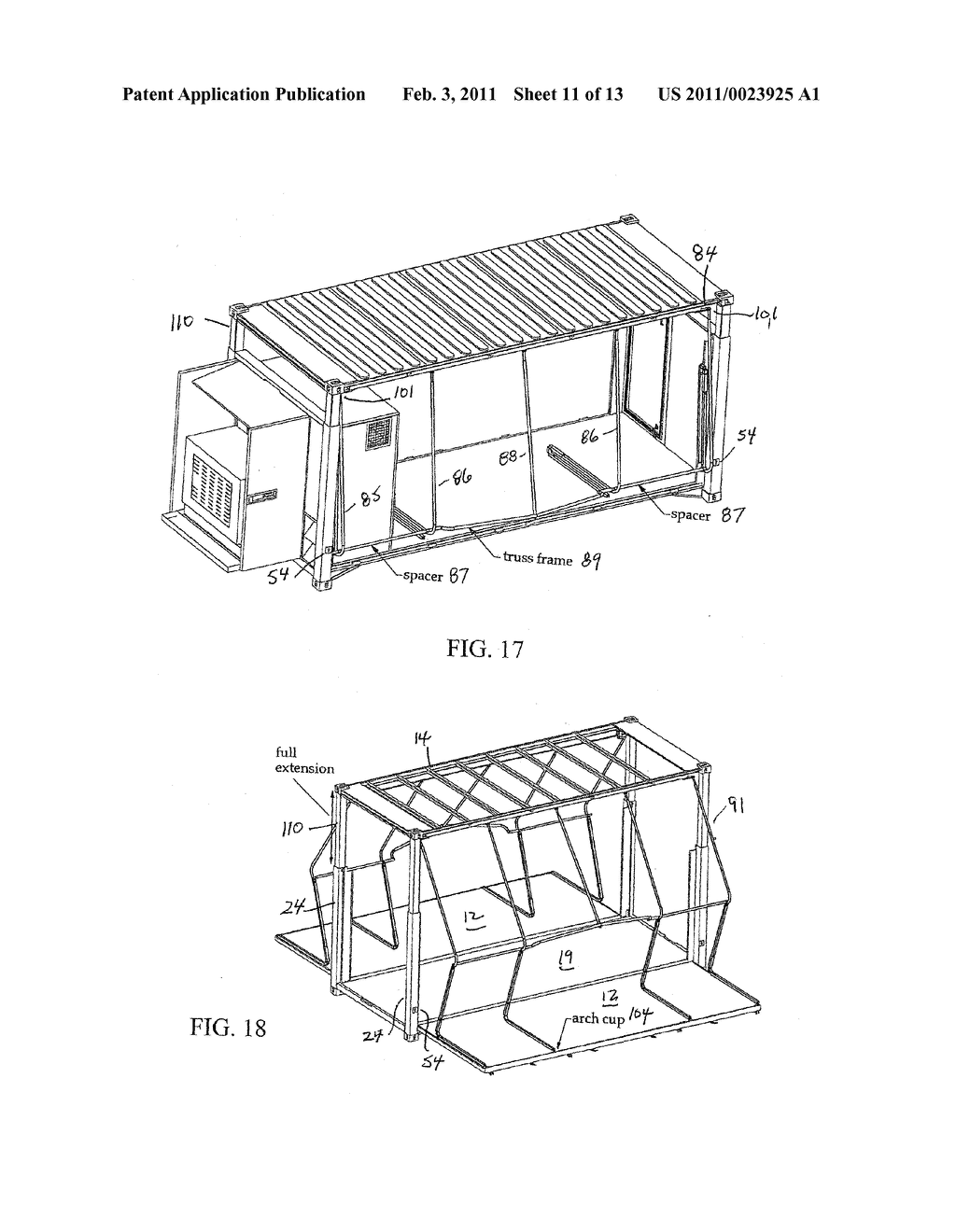 EXTENDIBLE HEIGHT CONTAINER AND SHELTER - diagram, schematic, and image 12