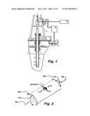 APPARATUS FOR MEASURING BENDING ON A DRILL BIT OPERATING IN A WELL diagram and image