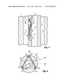 APPARATUS FOR MEASURING BENDING ON A DRILL BIT OPERATING IN A WELL diagram and image