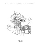 EVAPORATIVE EMISSIONS CANISTER ARRANGEMENT FOR A MOTORCYCLE, AND MOTORCYCLE INCORPORATING SAME diagram and image