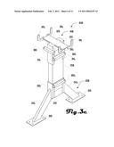 SAWHORSE BRACKET SYSTEM AND METHOD diagram and image