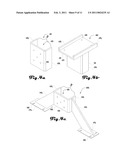 SAWHORSE BRACKET SYSTEM AND METHOD diagram and image