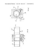 BORE WELDING DEVICE WITH WORM DRIVE AND ADJUSTABLE CLAMPING SPINDLE diagram and image