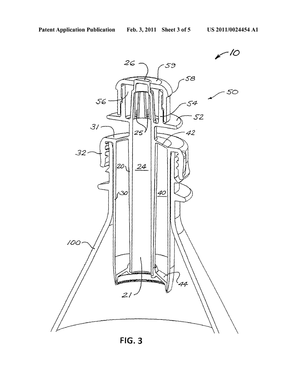 DISPENSING CAP FOR BEVERAGE CONTAINER - diagram, schematic, and image 04