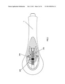 HAND HELD SHOWER WITH A BUTTON SWITCHING MECHANISM FOR SWITCHING SPRAY PATTERNS diagram and image